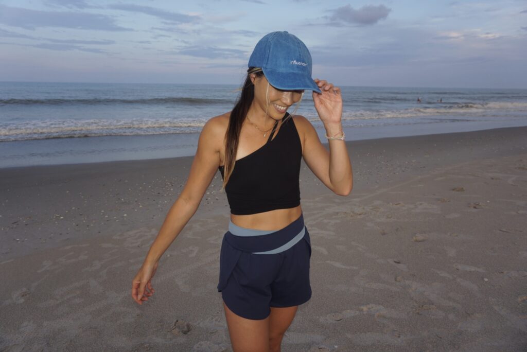 Lizzie at a the Beach in the Evening on the Florida