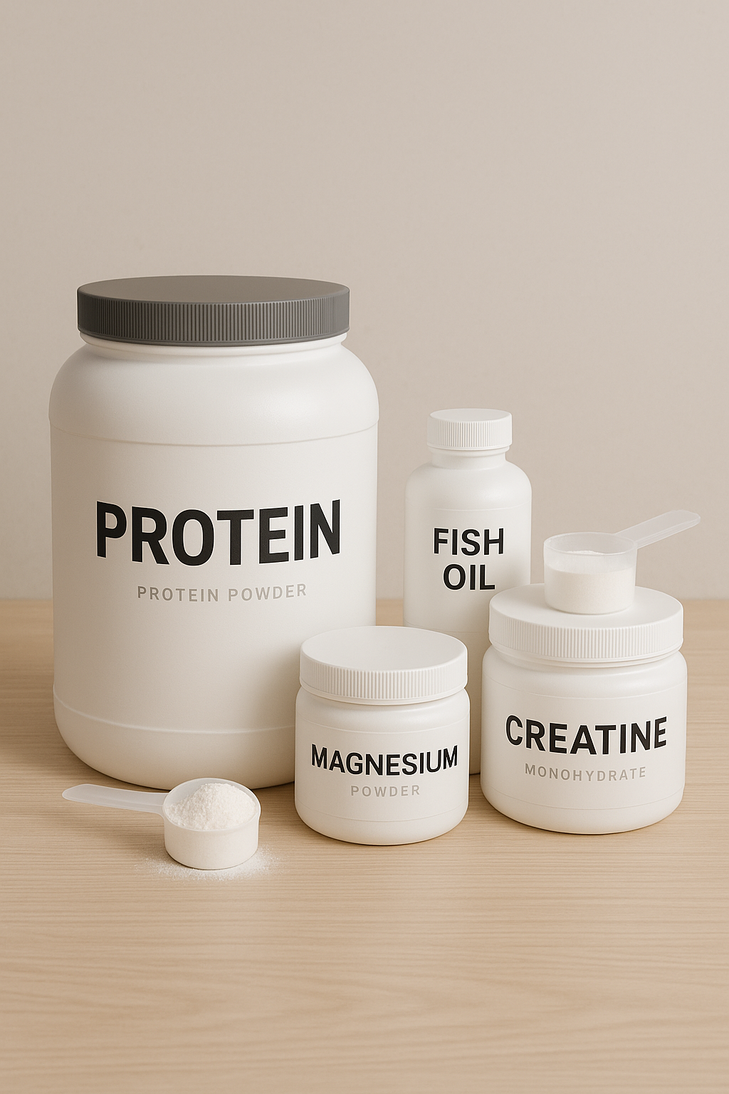 Supplements that actually work in your 30s: protein, omega-3, magnesium, creatine