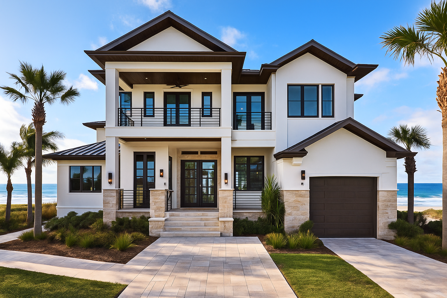 Florida home buyers touring a house in Brevard County