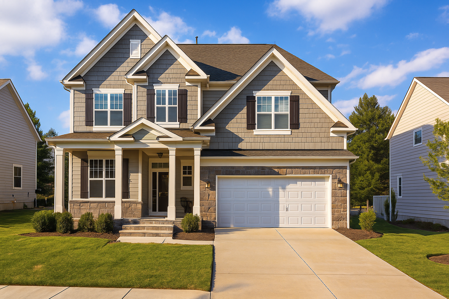 Florida coastal home with new roof and clean curb appeal