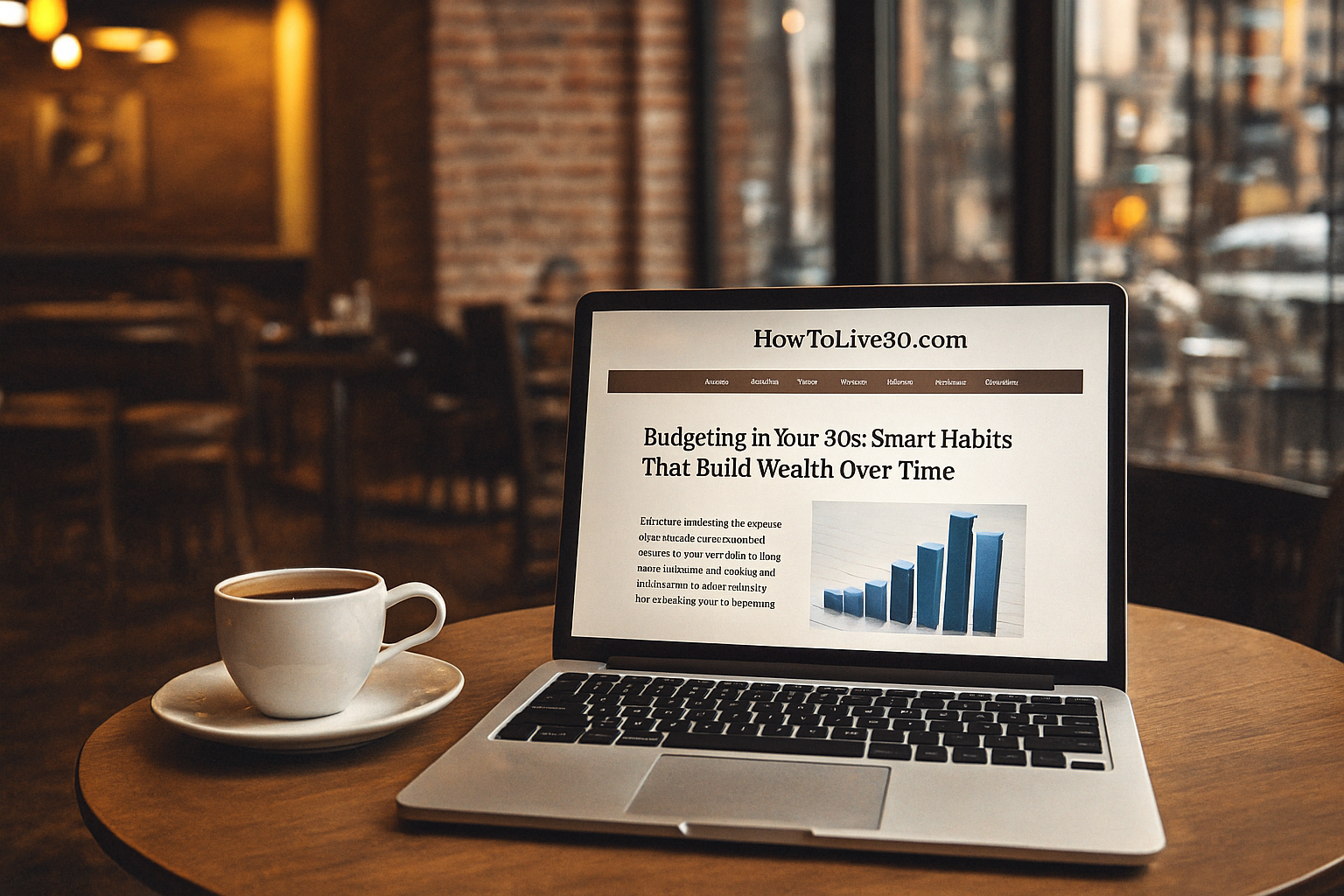 Freelancer working from home with coffee and planner