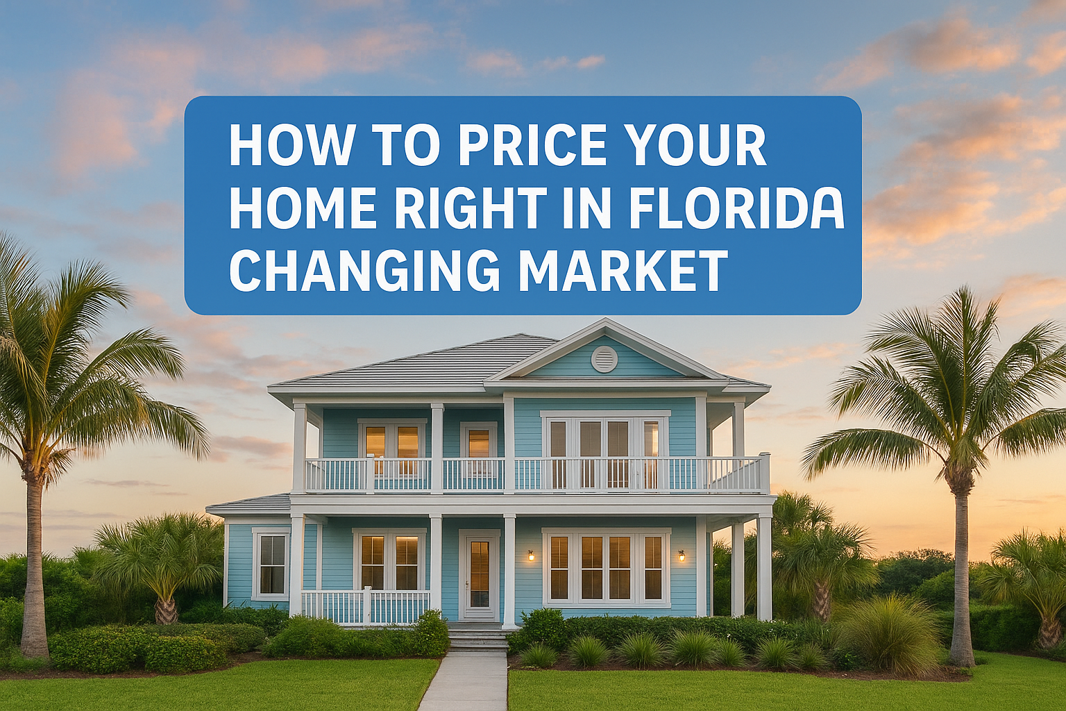 Brevard County coastal homes and palm trees